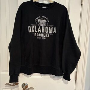 Champion Crewneck Sweatshirt University Of Oklahoma Sooners Mens L
